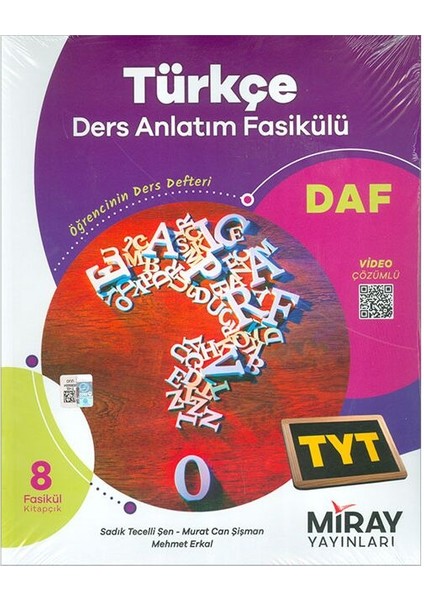 Tyt Türkçe Ders Anlatım Fasikülü Miray Yayınları