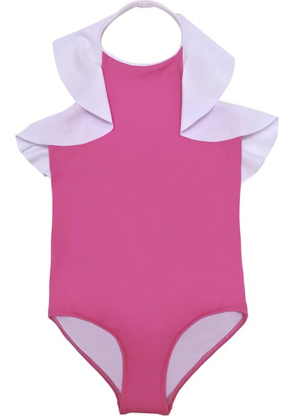 Kız Çocuk Pembe Mayo Nerine