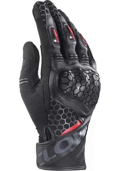 Predator-2 Korumalı Motosiklet Eldiveni Siyah