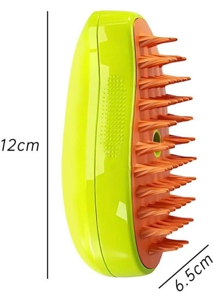Yumuşak Silikon Uçlu Buharlı Köpek ve Kedi Tüy Tarama Tarağı Yıkama Fırçası fırsatları