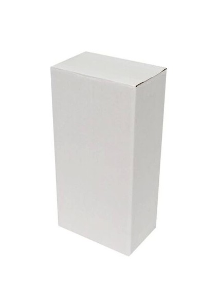 14 x 8 x 27 cm Tek Oluklu Koli - Beyaz