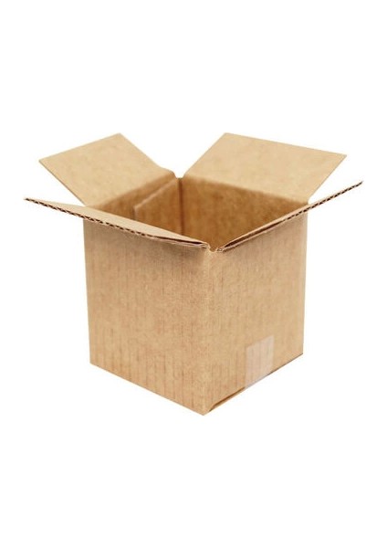 5 x 5 x 5 cm Tek Oluklu Koli - Kraft