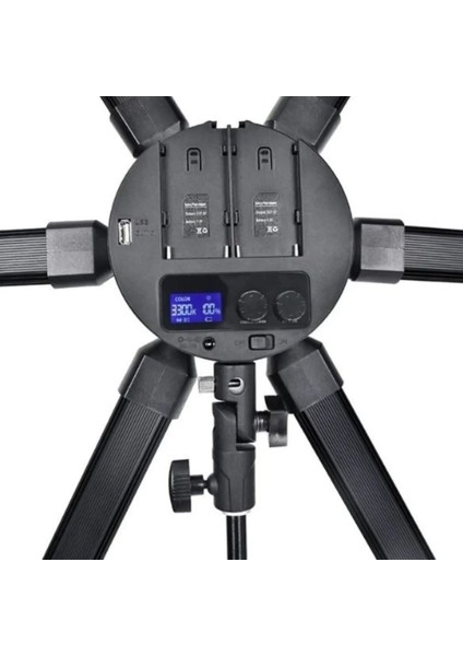 BLD-34 Ring Light 6 Tüp Reklam Makyaj Model Profesyonel Yıldız LED Stüdyo Çekim Fotoğraf Işığı indirimleri