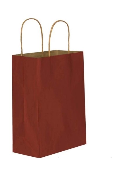 Bordo Kağıt Hediye ve Alışveriş Çantası (45X12X50) 25 Adet