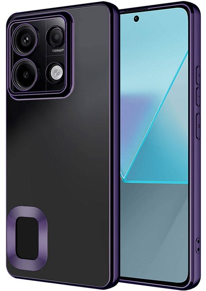 Xiaomi Redmi Note 13 4g Kılıf Omega Logo Gösteren Silikon