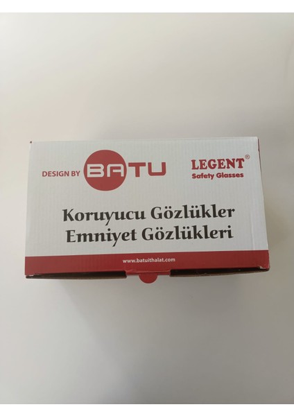 Batu Koruyucu Iş Gözlüğü (12'li)