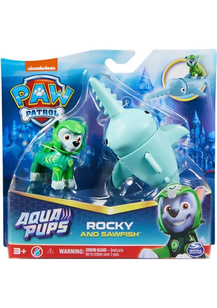 Spin Master Paw Patrol Aqua Pups Rocky ve Sawfish 20139322