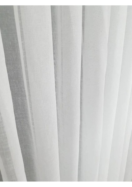 Naturel Keten Foldet Tül Perde 1x2 Sık Pile fiyatları
