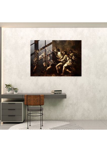 Tarihi Etkinlik Caravaggio Stili Cam Duvar Sanatı - Caravaggio, Caravaggio Stili, Modern Sanat, Ev Dekorasyonu, 70X50 fiyatları