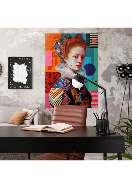 Çağdaş Sanat Füzyonu Kanvas Tablo - Klasisizm ve Popart, Çağdaş Sanat Füzyonu, Ev Dekorasyonu, Duvar Sanatı, 30X50 modelleri