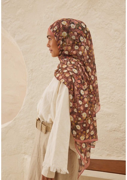 Agnes Desen Rami Şal Gülkurusu