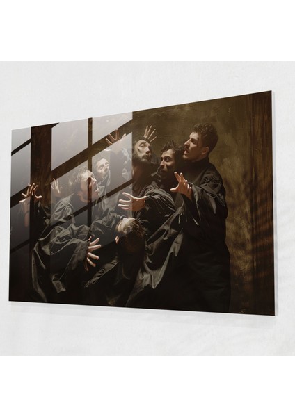 Caravaggio Stili Cam Baskı - Caravaggio, Dramatik Sanat, Güçlü Ifade, Caravaggio Stili, 70X50