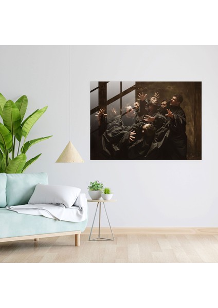 Caravaggio Stili Cam Baskı - Caravaggio, Dramatik Sanat, Güçlü Ifade, Caravaggio Stili, 70X50 fiyatları