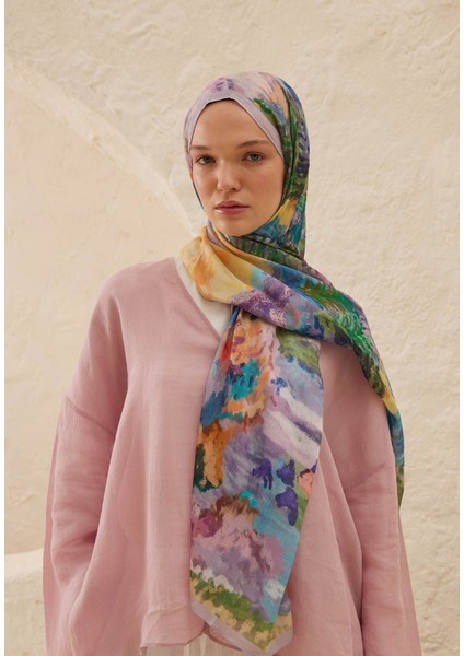 Esther Desen Rami Şal Lavanta fiyatları