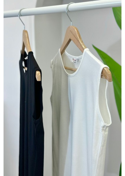 Siyah Sıfır Kol İçlik Tunik modelleri