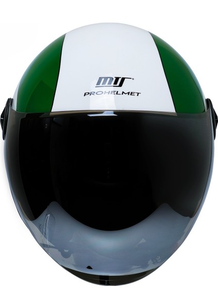 Motosiklet Yarım Kask Siyah Vizör R22.06 Sertifika Fiber Material Italy Motor Kaskı fiyatları