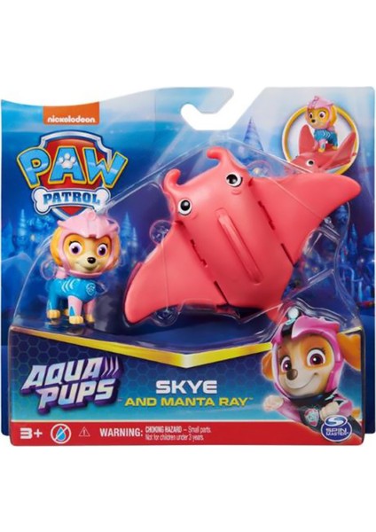 Spin Master Paw Patrol Aqua Pups Skye ve Manta Ray 20139324