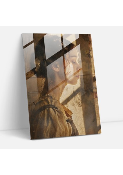 Johannes Vermeer Glass Wall Art - Johannes Vermeer, Glass Wall Art, Home Decoration, Wall Decoration, 30X45