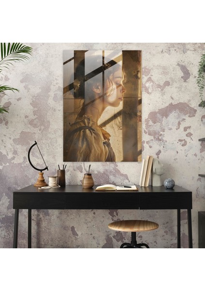 Johannes Vermeer Glass Wall Art - Johannes Vermeer, Glass Wall Art, Home Decoration, Wall Decoration, 30X45 fiyatları