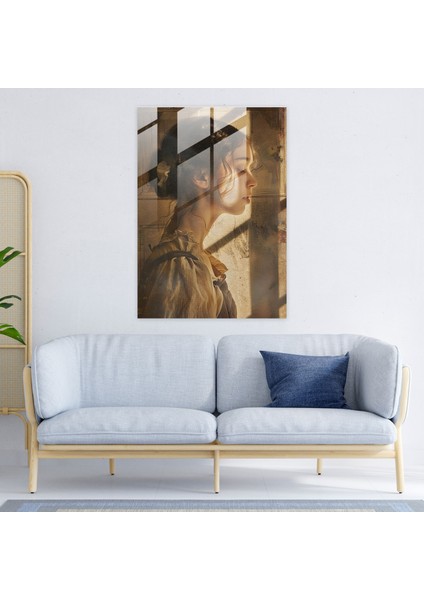 Johannes Vermeer Glass Wall Art - Johannes Vermeer, Glass Wall Art, Home Decoration, Wall Decoration, 30X45 modelleri