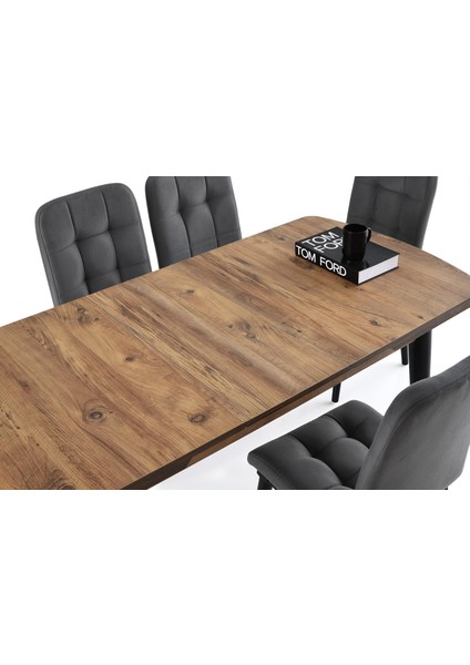 Kelebek Açılır Mdf Mutfak Masa Sandalye Takımı 75X130CM modelleri