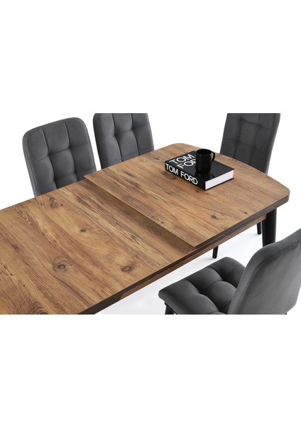 Kelebek Açılır Mdf Mutfak Masa Sandalye Takımı 75X130CM fırsatları