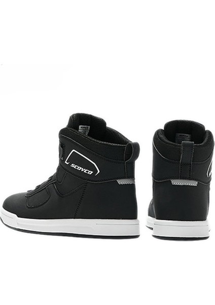 Motosiklet Turing Bot Atop Bağcık Sistemi Mikrofiber Deri Şık Tasarım Çelik Koruma Motor Botu fırsatları