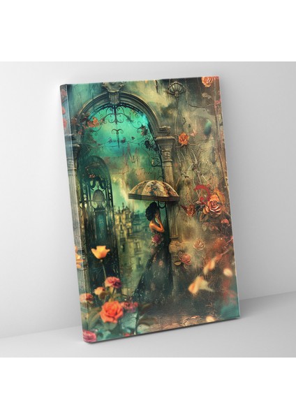 Frida Kahlo Style Canvas Print - Frida Kahlo, Frida Kahlo Style, Canvas Wall Art, Wall Decoration, 30X50