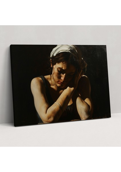 Caravaggio Tarzı Duvar Dekorasyonu - Caravaggio, Ev Dekorasyonu, Caravaggio Tarzı, Kanvas Tablo, 70X50
