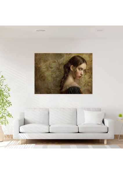 Renaissance Woman Canvas Print - Leonardo Da Vinci, Leonardo Da Vinci, Canvas, Canvas Print, 50X30 fiyatları