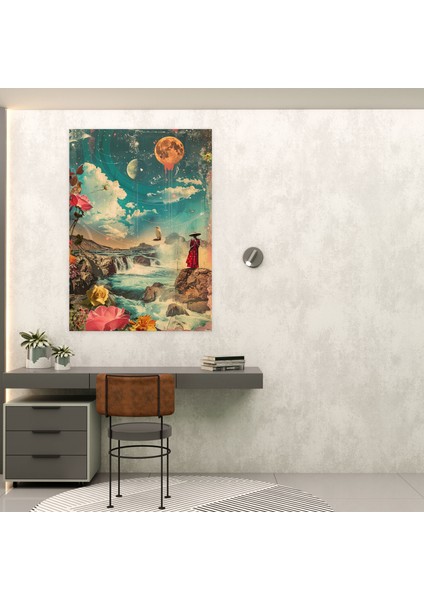 Frida Kahlo Style Canvas Print - Frida Kahlo, Canvas Wall Art, Canvas, Wall Decoration, 30X50 fiyatları