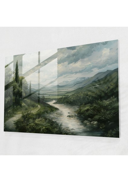 Renaissance Glass Wall Art Home Decoration - Leonardo Da Vinci, Glass Print, Leonardo Da Vinci, Glass Art, 45X30