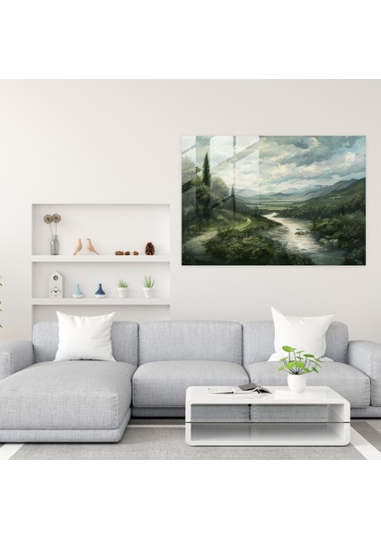 Renaissance Glass Wall Art Home Decoration - Leonardo Da Vinci, Glass Print, Leonardo Da Vinci, Glass Art, 45X30 fiyatları