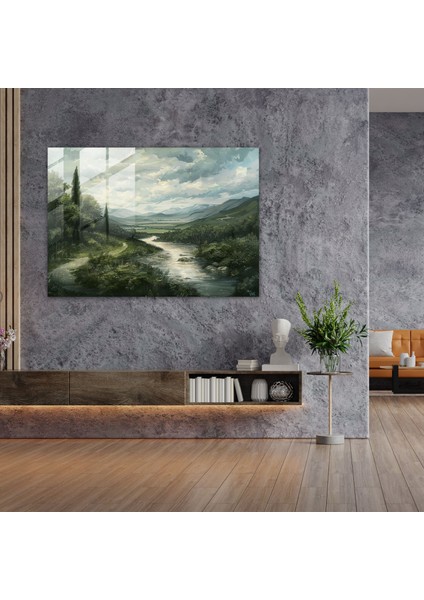 Renaissance Glass Wall Art Home Decoration - Leonardo Da Vinci, Glass Print, Leonardo Da Vinci, Glass Art, 45X30 modelleri