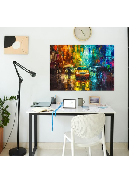 Leonid Afremov Canvas Print Urban Street Art Wall Decoration - Leonid Afremov, Leonid Afremov, Wall Art, Wall Decoration, 50X30 fiyatları
