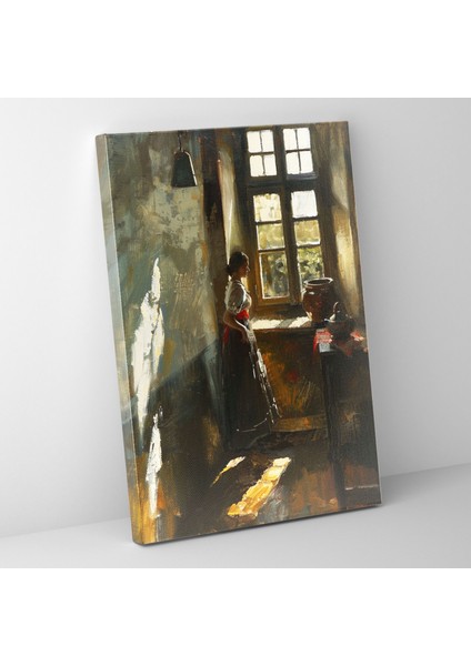 Johannes Vermeer Style Wall Decoration - Johannes Vermeer, Johannes Vermeer Style, Wall Art, Canvas Print, 30X50