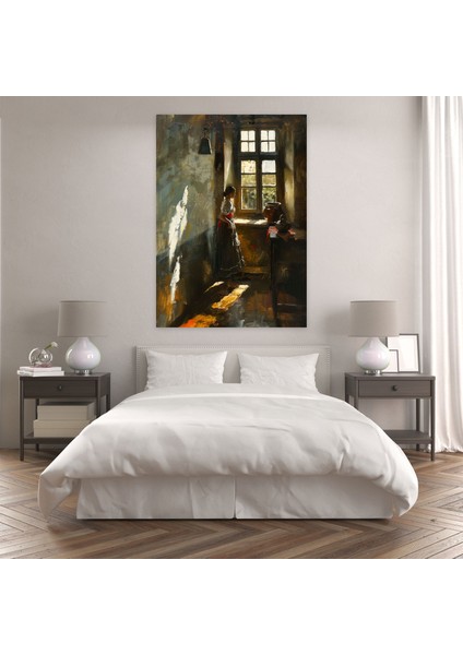 Johannes Vermeer Style Wall Decoration - Johannes Vermeer, Johannes Vermeer Style, Wall Art, Canvas Print, 30X50 fiyatları
