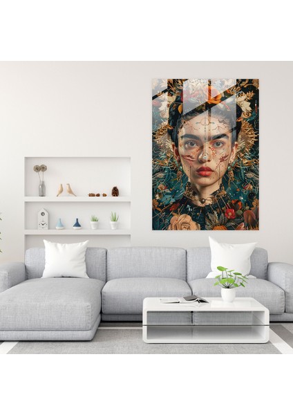 Frida Kahlo Style Wall Decoration - Frida Kahlo Eserleri, Frida Kahlo Style, Wall Decoration, Modern Art, 30X45 fiyatları