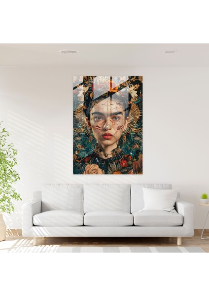 Frida Kahlo Style Wall Decoration - Frida Kahlo Eserleri, Frida Kahlo Style, Wall Decoration, Modern Art, 30X45 modelleri