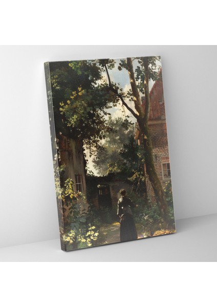 Johannes Vermeer Wall Decoration - Woman In Garden - Johannes Vermeer, Wall Decoration, Home Decoration, Canvas Wall Art, 30X50
