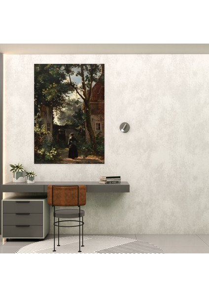 Johannes Vermeer Wall Decoration - Woman In Garden - Johannes Vermeer, Wall Decoration, Home Decoration, Canvas Wall Art, 30X50 modelleri