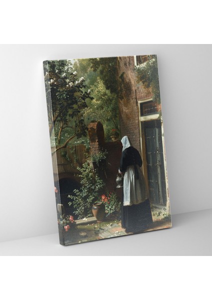 Johannes Vermeer Wall Decoration - Woman Holding Water Pitcher - Johannes Vermeer, Johannes Vermeer, Canvas Wall Art, Canvas, 70X100