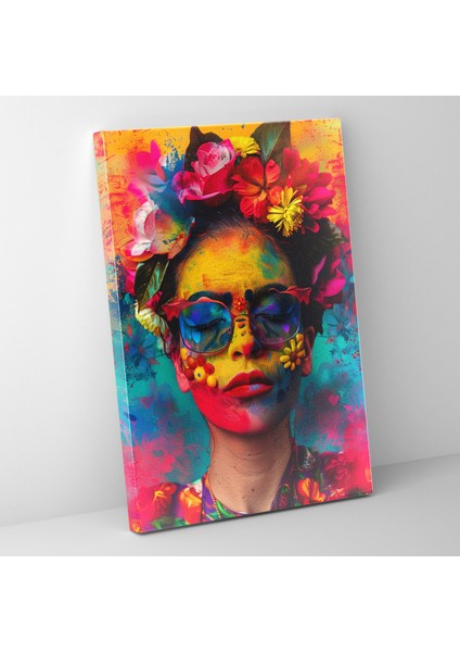 Frida Kahlo Style Wall Art - Frida Kahlo, Canvas Wall Art, Canvas, Wall Decoration, 30X50