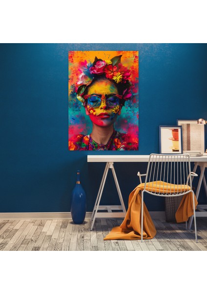 Frida Kahlo Style Wall Art - Frida Kahlo, Canvas Wall Art, Canvas, Wall Decoration, 30X50 fiyatları