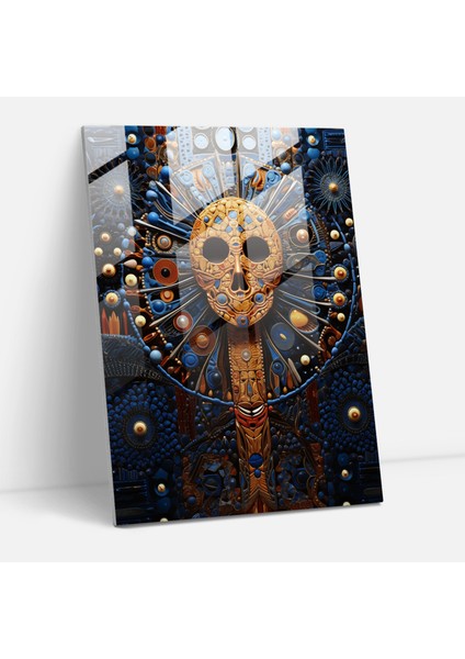 Los Muertos Glass Print - Los Muertos, Life And Death, Interconnectedness, Glass Wall Art, 30X45