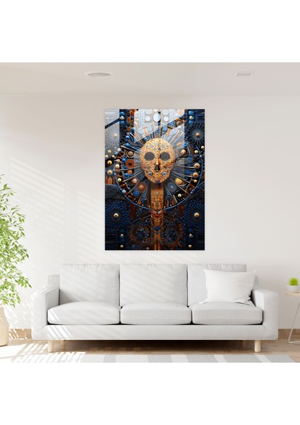 Los Muertos Glass Print - Los Muertos, Life And Death, Interconnectedness, Glass Wall Art, 30X45 fiyatları