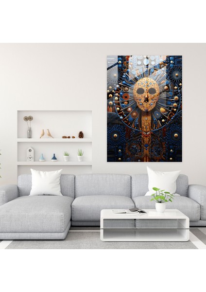 Los Muertos Glass Print - Los Muertos, Life And Death, Interconnectedness, Glass Wall Art, 30X45 modelleri