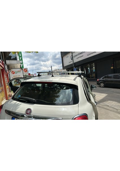 Fiat 500L Alüminyum Oluksuz Tip Port Bagaj Tavan Çıtası Ara Atkı Barı Kapıdan Sıkıştırmalı