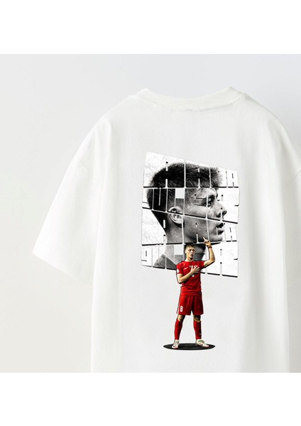 Euro 2024'ÜN Genç Yıldızları Arda Güler Baskılı Beyaz Çocuk T-Shirt modelleri