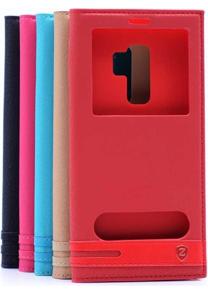 Galaxy S9 Plus Kılıf Elite Kapaklı Pencereli Lüx Kılıf modelleri